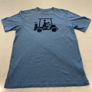 Men’s Large Travis Mathew Golf T-Shirt - Light Blue